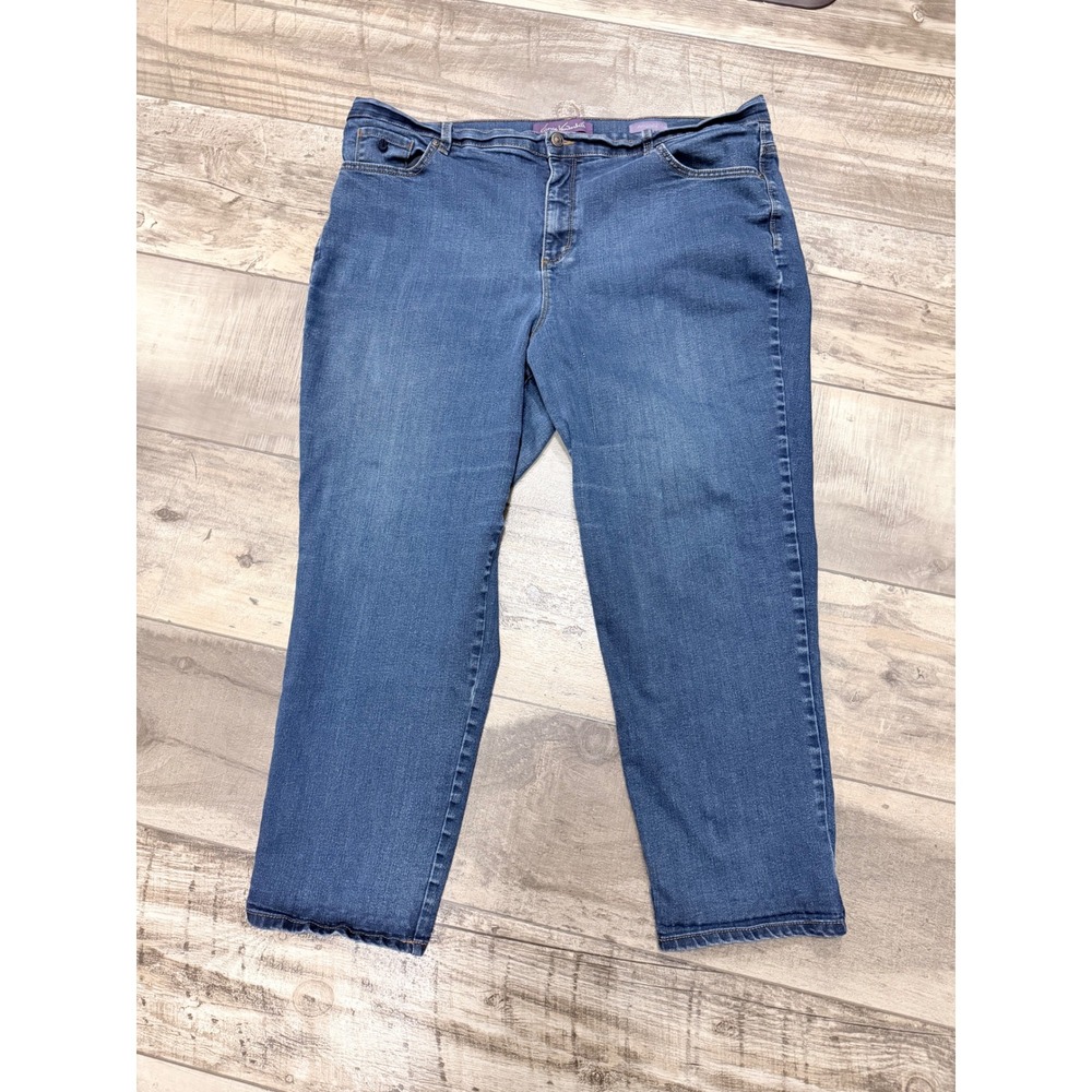 Gloria Vanderbilt Jeans Womens 22W Amanda High Rise Medium Wash Blue‎ Denim